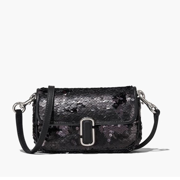MARC JACOBS Black Sequin The Sequin J Bag - Picture 6 of 15